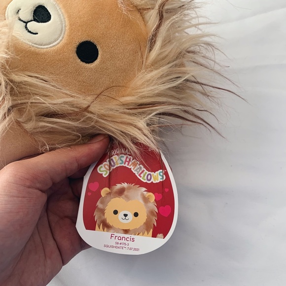 NWT! Francis the Lion 8 inch Rare Valentines Squishmallow 2022 - Picture 3 of 4